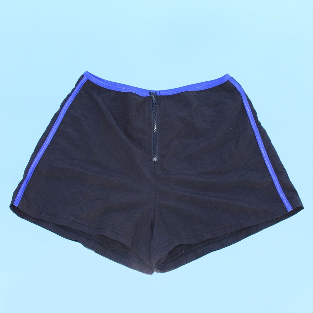 Y2K vintage, beach day, black, swim coverup shorts
